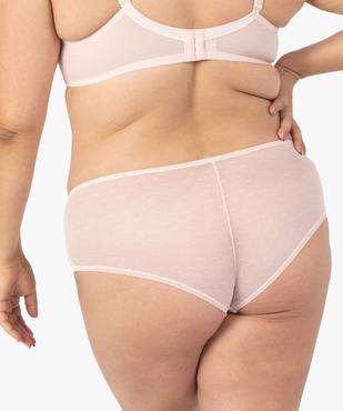 Shorty en dentelle et tulle femme grande taille vue2 - GEMO(HOMWR FEM) - GEMO