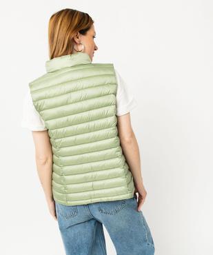 Doudoune sans manches avec col montant femme vue3 - GEMO 4G FEMME - GEMO