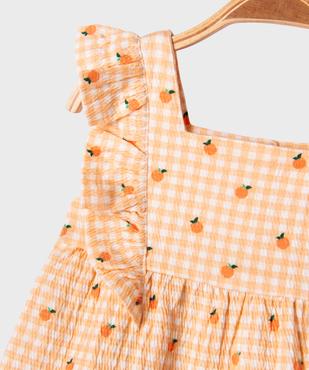 Blouse imprimée en maille gaufrée bébé fille vue5 - GEMO(BEBE DEBT) - GEMO