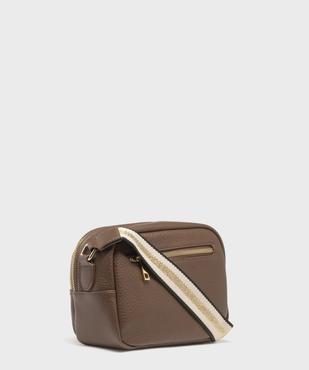 Sac rectangle à bandoulière avec détails métallisés femme vue2 - GEMO (ACCESS) - GEMO