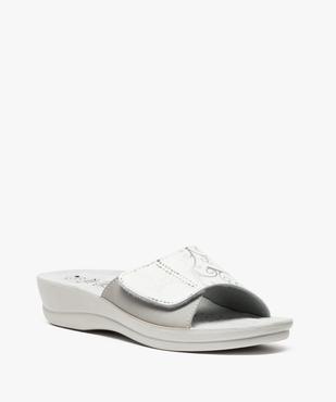 Mules confort femme à large bride scratch - Cloggy vue2 - GEMO (EQUIPT) - GEMO