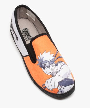 Pantoufles garçon en velours ras imprimées - Naruto vue5 - NARUTO - GEMO