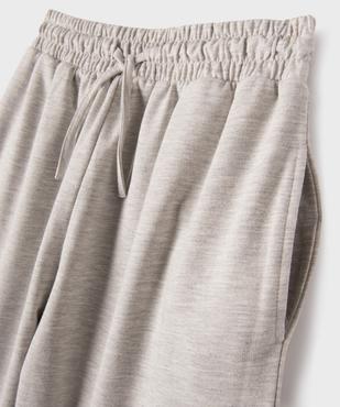 Pantalon de jogging ample avec ceinture ajustable fille vue2 - GEMO (JUNIOR) - GEMO