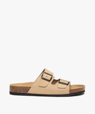 Mules homme à double brides à boucle unies vue1 - GEMO (CASUAL) - GEMO