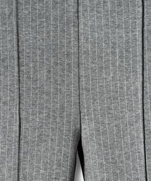 Pantalon rayé en maille coupe flare fille vue2 - GEMO (ENFANT) - GEMO