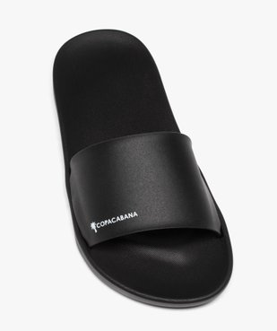 Mules de piscine femme unies à bandeau large - Copacabana vue5 - COPACABANA - GEMO