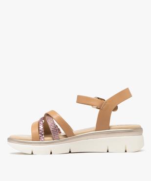 Sandales multibrides à semelle épaisse femme vue3 - LOVELY WINGS - GEMO