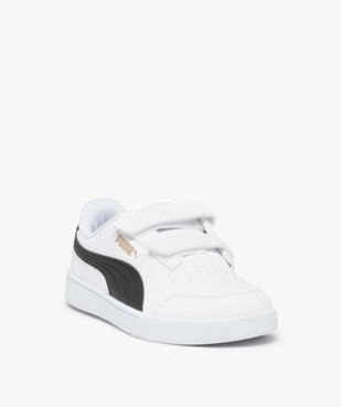 Baskets garçon bicolores à scratch – Puma Shuffle vue2 - PUMA - GEMO