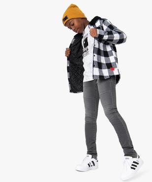 Chemise garçon à capuche avec intérieur matelassé vue5 - GEMO (JUNIOR) - GEMO