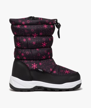 Après-ski fille fourrés et à motifs avec zip vue1 - ATHLETIC - GEMO