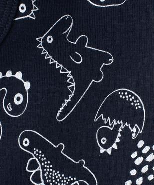 Body bébé sans manches avec motifs dinosaures (lot de 3) vue5 - GEMO 4G BEBE - GEMO