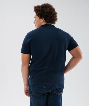 Polo manches courtes en coton homme vue6 - GEMO 4G HOMME - GEMO