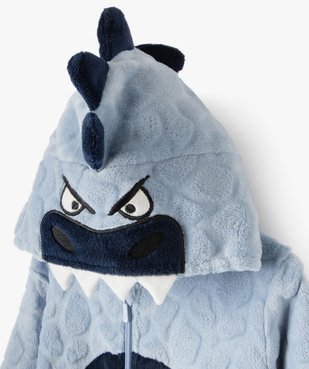 Combinaison d’intérieur en velours avec motif dragon enfant vue2 - GEMO (ENFANT) - GEMO