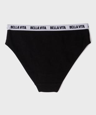 Shorty en coton stretch à large ceinture imprimée fille (lot de 3) vue3 - GEMO 4G FILLE - GEMO