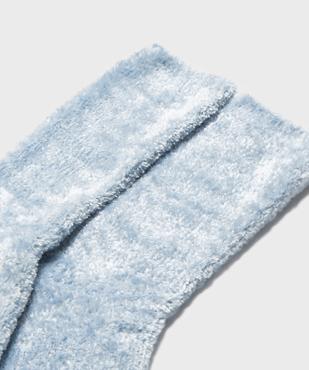 Chaussettes en maille chenille douce et épaisse femme vue2 - GEMO 4G FEMME - GEMO