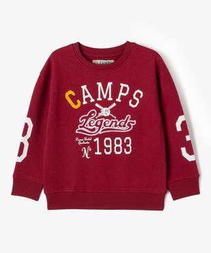 Sweat molletonné avec inscriptions garçon - Camps United vue1 - CAMPS - GEMO
