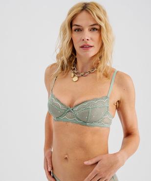 Soutien-gorge à armatures forme corbeille en dentelle vue1 - GEMO(HOMWR FEM) - GEMO