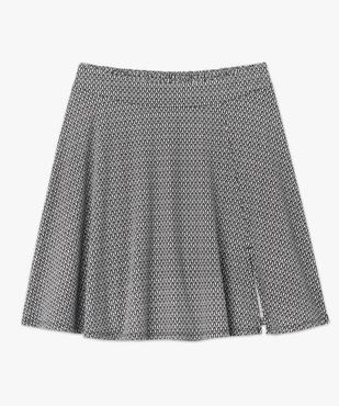 Jupe patineuse en  maille imprimée femme vue4 - GEMO(FEMME PAP) - GEMO