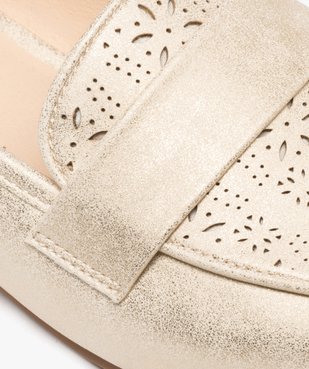 Mocassins avec dessus métallisé femme - Valentina Baldano vue7 - VALENTINA BALDA - GEMO