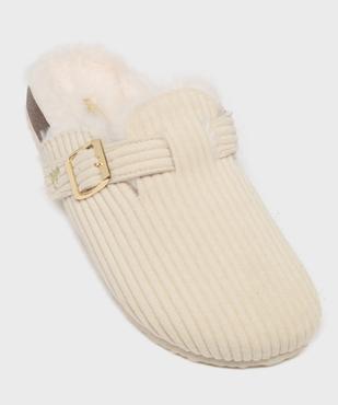 Chaussons mules avec doublure chaude femme - LuluCastagnette vue5 - LULUCASTAGNETTE - GEMO