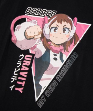 Tee-shirt à manches courtes coupe ample fille - My Hero Academia vue2 - MYHERO ACADEMIA - GEMO