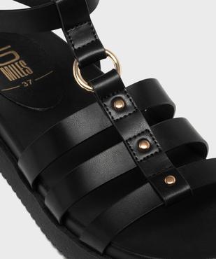 Sandales à brides avec détails métalliques femme - 5 Miles vue6 - 5 MILES - GEMO