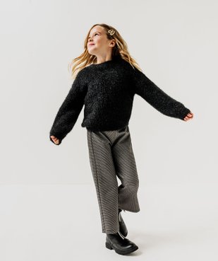 Pull en maille duveteuse scintillante fille vue5 - GEMO (ENFANT) - GEMO