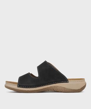 Mules deux brides spéciales confort femme vue3 - G'FLEX - GEMO