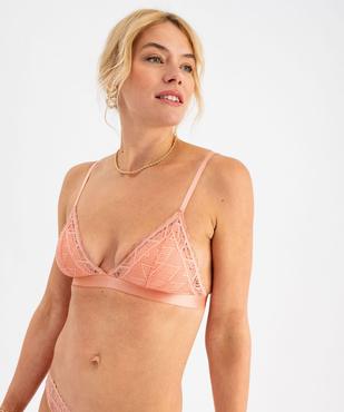 Soutien-gorge push-up en dentelle vue2 - GEMO(HOMWR FEM) - GEMO