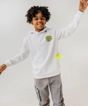 Sweat à capuche avec large motif dos garçon - Fortnite vue1 - FORTNITE - GEMO