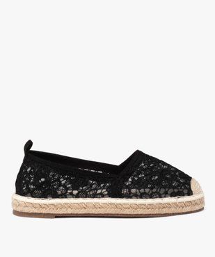Espadrilles en tulle brodé femme vue1 - GEMO (SPORTSWR) - GEMO