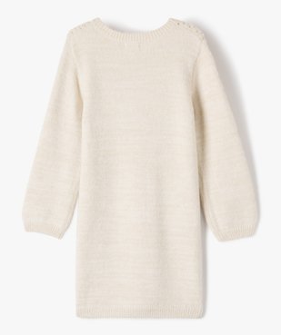 Robe pull en maille pailletée fille vue4 - GEMO (ENFANT) - GEMO