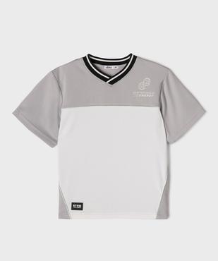 Tee-shirt de sport à manches courtes en mesh garçon vue1 - GEMO (ENFANT) - GEMO