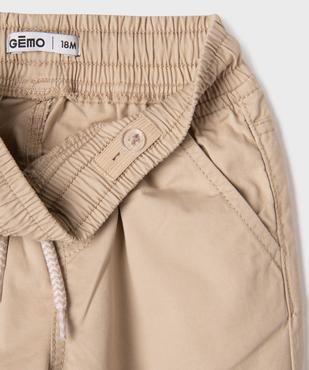 Pantalon jogger avec taille ajustable bébé garçon vue2 - GEMO(BEBE DEBT) - GEMO