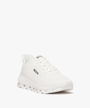 Baskets homme unies en mesh à semelle ajourée - Slazenger vue2 - SLAZENGER - GEMO