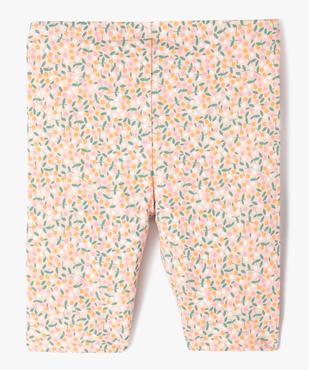 Legging court imprimé à taille élastiquée fille vue3 - GEMO 4G FILLE - GEMO