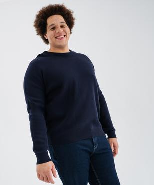 Pull en coton à col rond homme vue5 - GEMO (HOMME) - GEMO