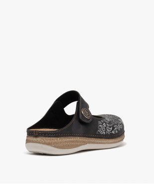 Sabot confort avec fermeture scratch femme vue4 - G'FLEX - GEMO