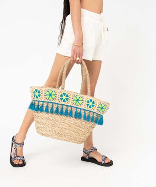 Short de plage femme en éponge avec taille élastique vue3 - GEMO (PLAGE) - GEMO
