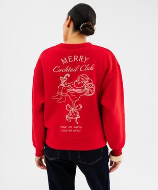 Sweat de Noël femme vue4 - GEMO 4G FEMME - GEMO