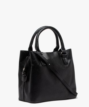 Sac porté main effet veiné femme vue2 - GEMO (ACCESS) - GEMO