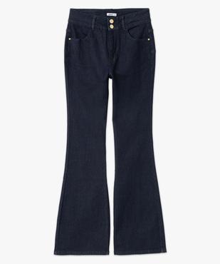 Jean Bootcut taille haute effet push-up femme vue4 - GEMO 4G FEMME - GEMO