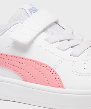 Baskets basses lacets élastiques et scratch Rickie fille - Puma vue6 - PUMA - GEMO