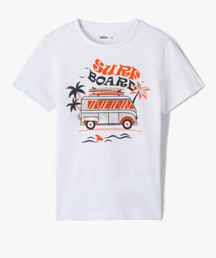 Tee-shirt garçon à manches courtes avec motif "van life" photosensible vue1 - GEMO (ENFANT) - GEMO
