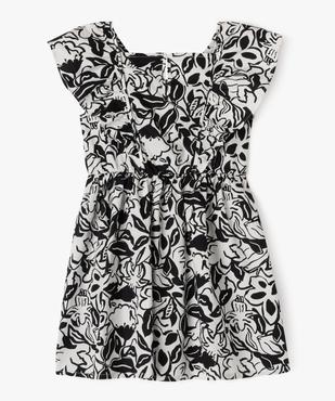 Robe à volants à motifs fleuris fille vue3 - GEMO (ENFANT) - GEMO
