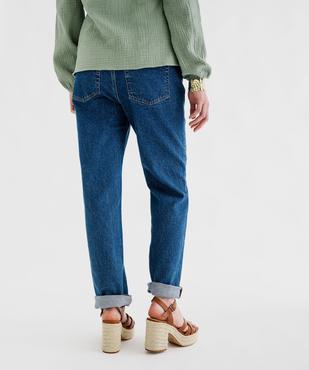 Jean de grossesse regular avec bandeau jersey haut vue7 - GEMO 4G MATERN - GEMO