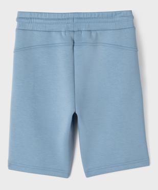 Bermuda en maille extensible à taille élastiquée garçon vue3 - GEMO (ENFANT) - GEMO