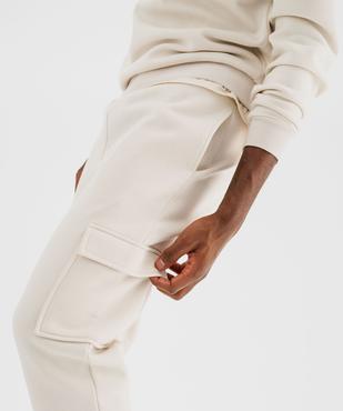 Pantalon de jogging avec poches à rabat homme vue2 - GEMO 4G HOMME - GEMO