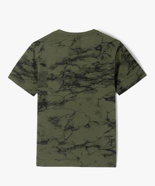 Tee-shirt à manches courtes avec motifs garçon vue3 - GEMO 4G GARCON - GEMO