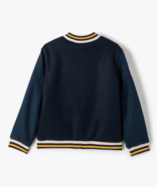 Blouson bomber garçon sportswear - Camps United vue5 - CAMPS UNITED - GEMO